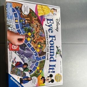 Disney Blue and Yellow Puzzle Game